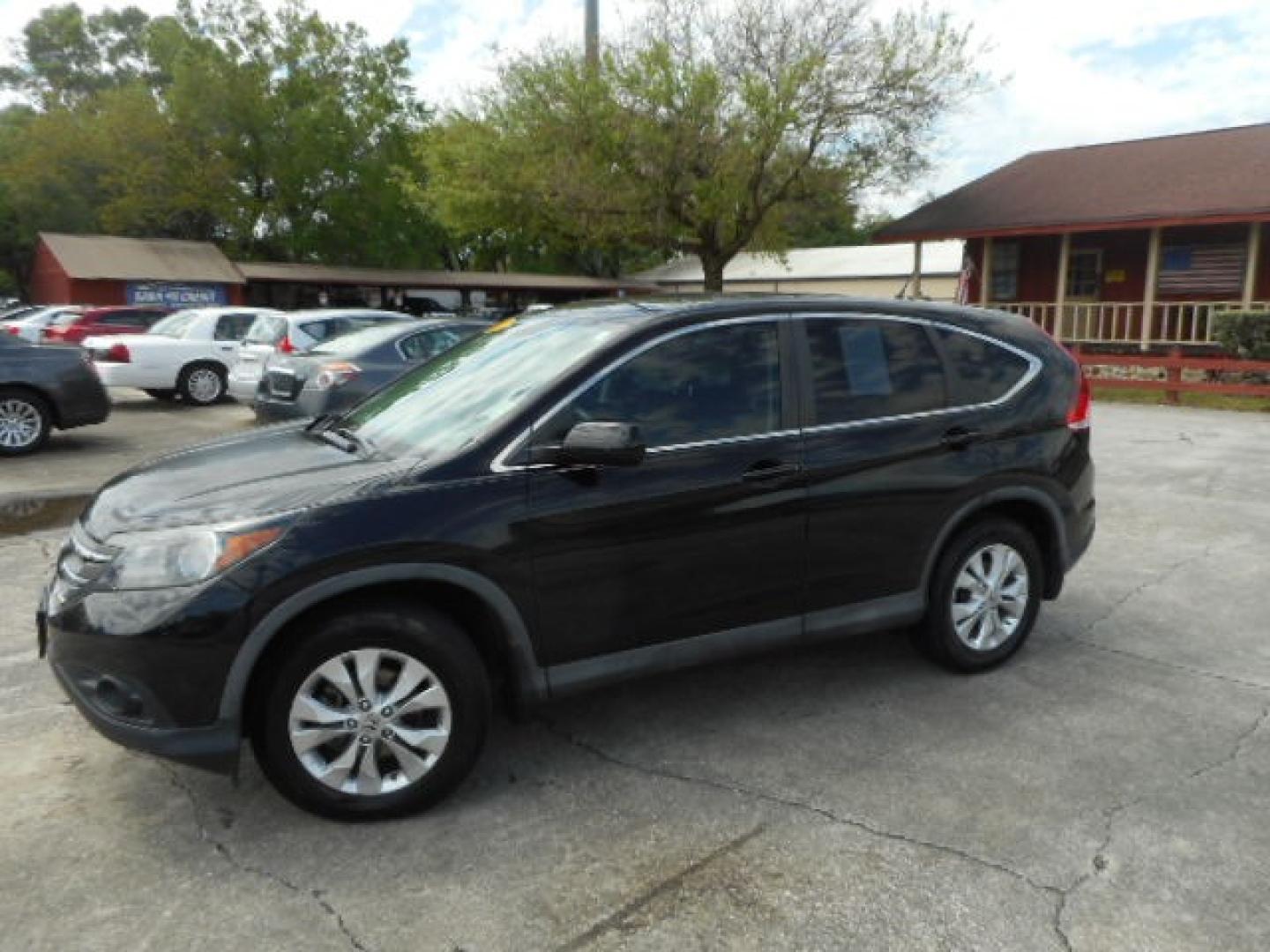 2013 BLACK HONDA CR-V EX (3CZRM3H59DG) , located at 1200 Cassat Avenue, Jacksonville, FL, 32205, (904) 695-1885, 30.302404, -81.731033 - Photo#1